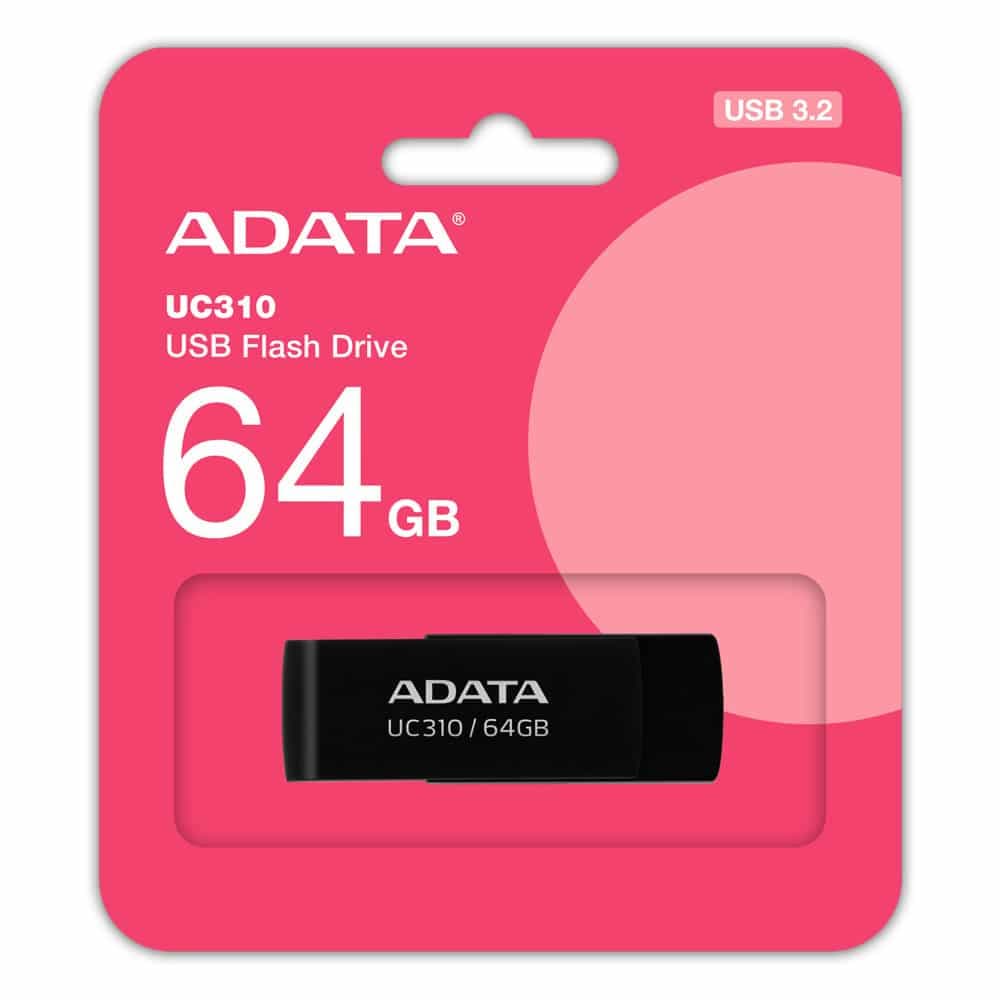 Adata Memory Stick 64GB, USB 3.2 - Μαύρο 7