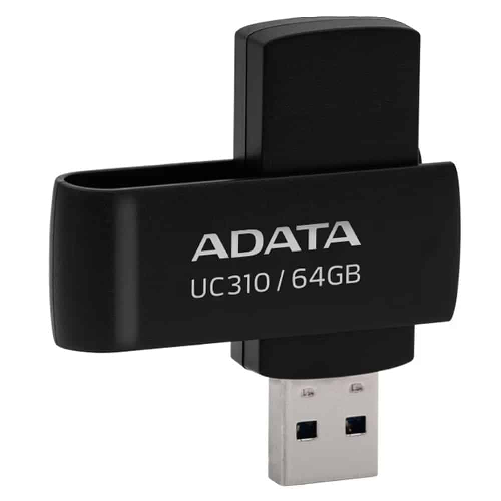 Adata Memory Stick 64GB, USB 3.2 - Μαύρο