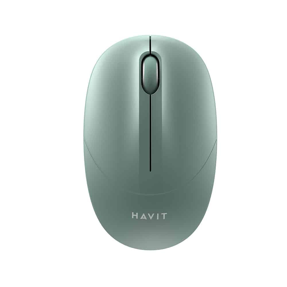 Havit ποντίκι 2.4GHz, 1600 DPI, ABS, PC - πράσινο