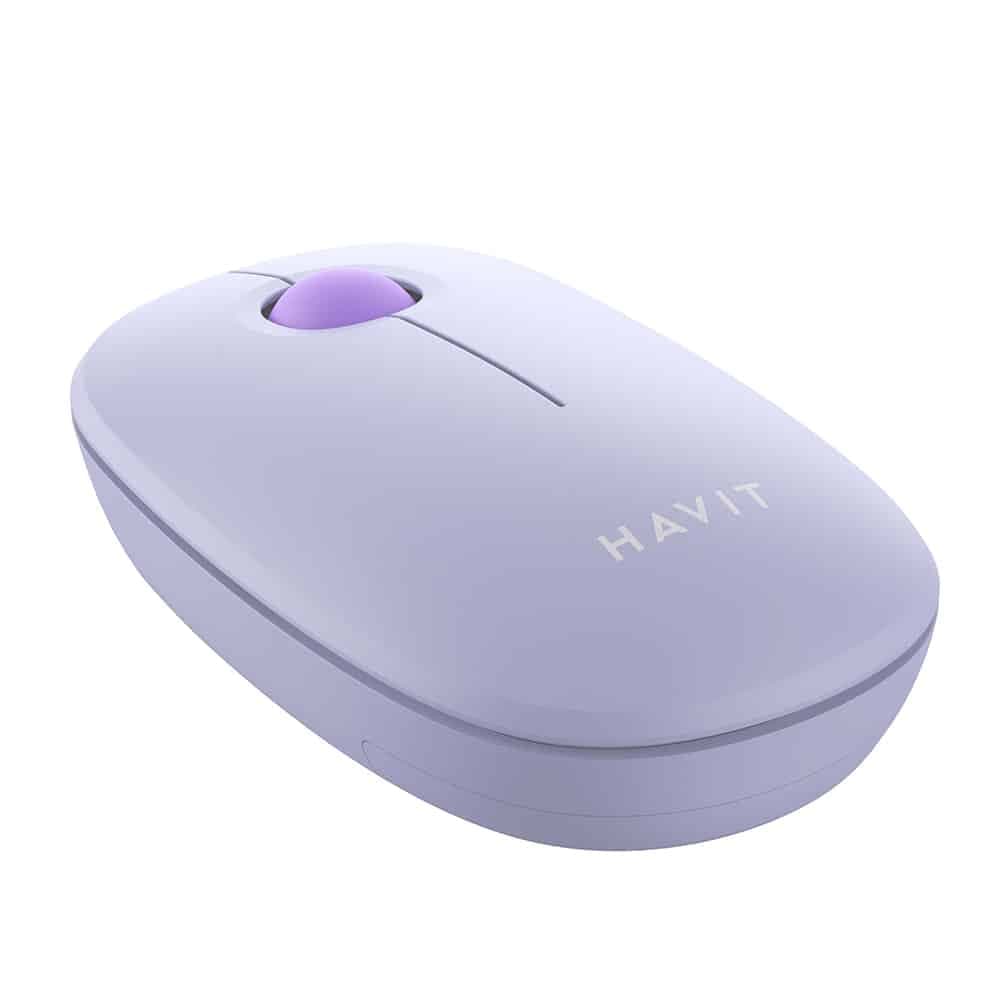 Havit ασύρματο ποντίκι 2.4GHz, 1600 DPI, ABS, PC - μωβ 4
