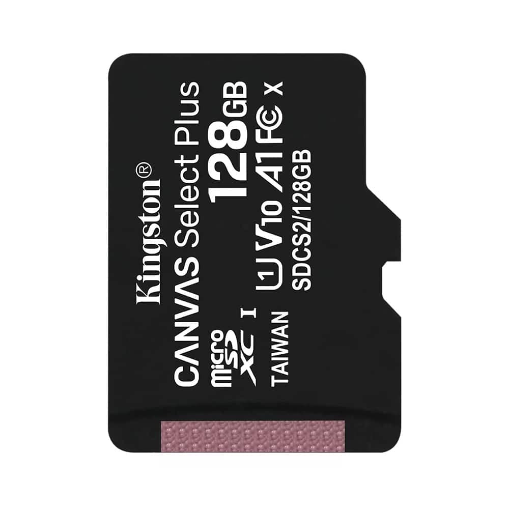 Kingston Memory Card, 128GB - Canvas Select Plus (SDCS2/128GBSP) - Μαύρο