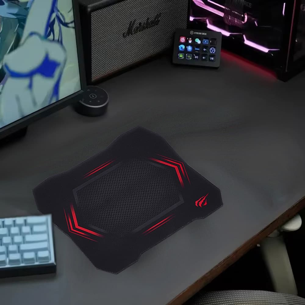 Havit Gaming Mouse Pad, υφασμάτινο, αντιολισθητικό - Μαύρο 7