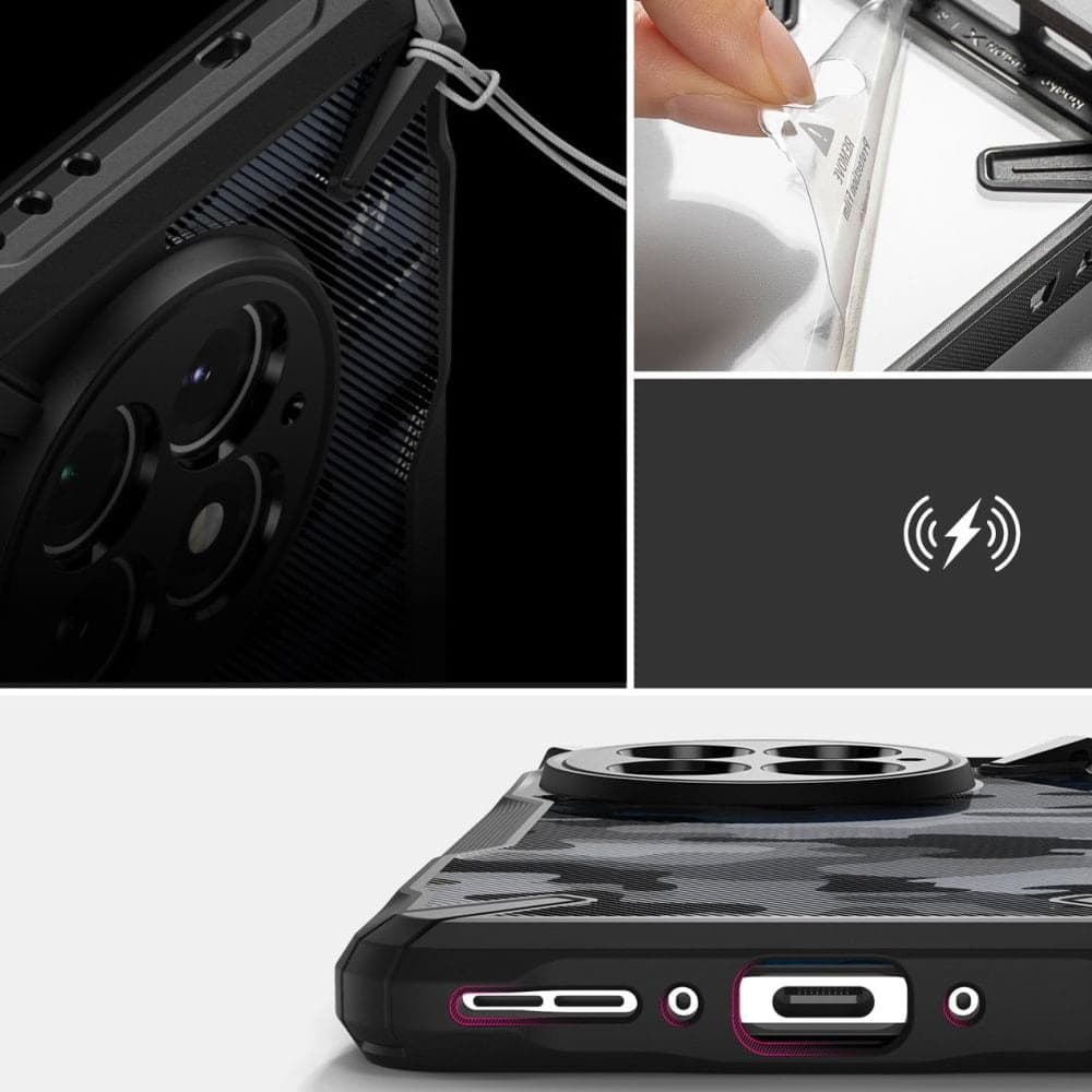 Ringke Fusion X - θήκη για Oneplus 13 - Μαύρο 5