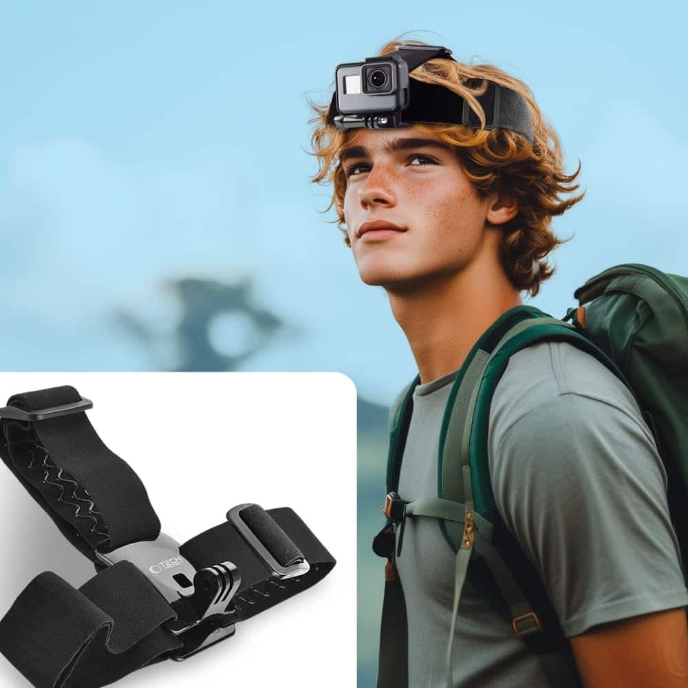 Tech-Protect GA100 στήριγμα κεφαλής GoPro / DJI μαύρο 3