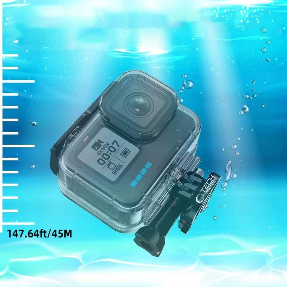 Tech-Protect αδιάβροχη θήκη GoPro Hero 9 / 10 / 11 / 12 / 13 διαφανής 3