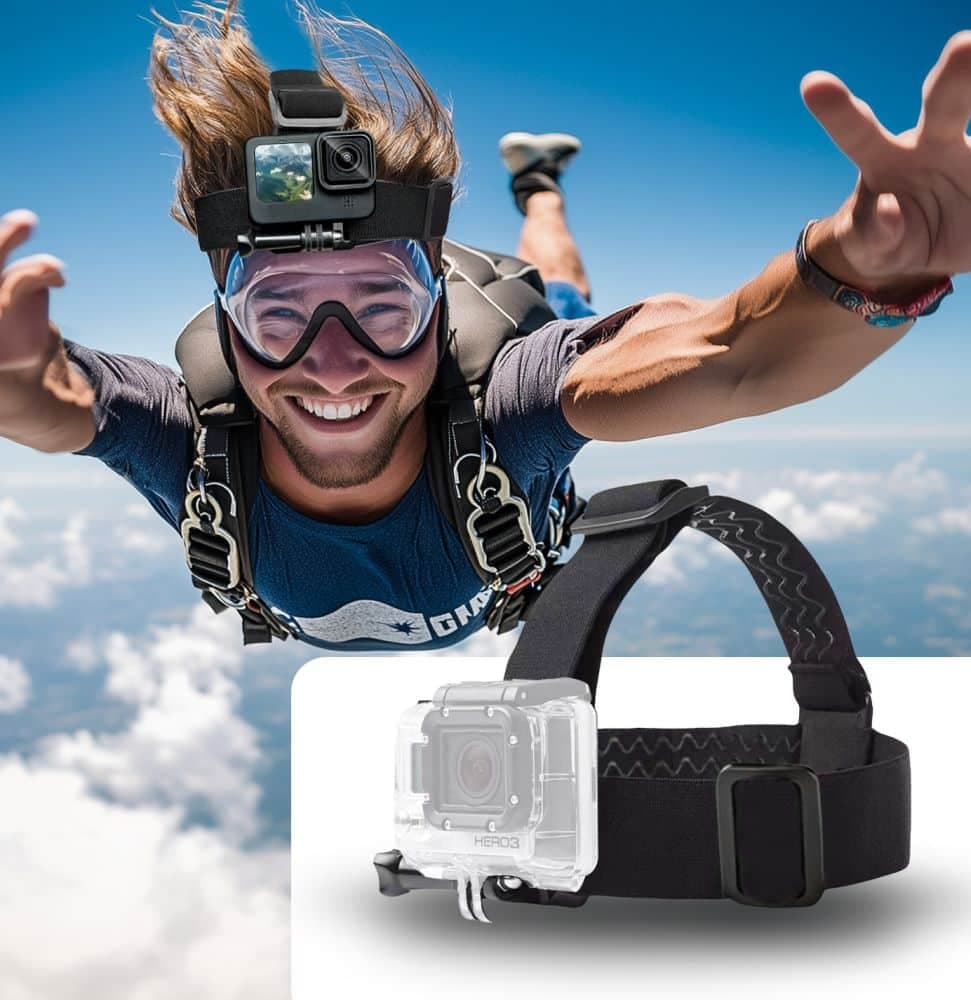 Tech-Protect GA100 στήριγμα κεφαλής GoPro / DJI μαύρο 4