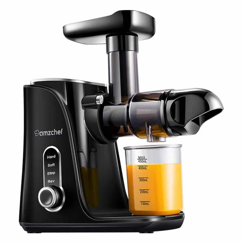 AMZCHEF GM3001-BK Αποχυμωτής αργής ταχύτητας (μαύρος)