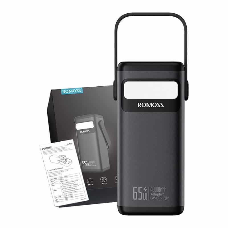 Romoss Powerbank PMT40 4000mAh 65W (μαύρο) 4