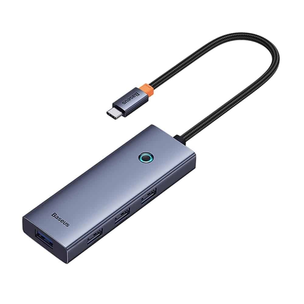 Baseus Hub Type-C σε 4x USB3.0 - Space Grey 2