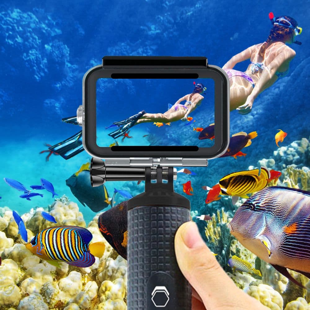 Tech-Protect αδιάβροχη θήκη GoPro Hero 9 / 10 / 11 / 12 / 13 διαφανής 4