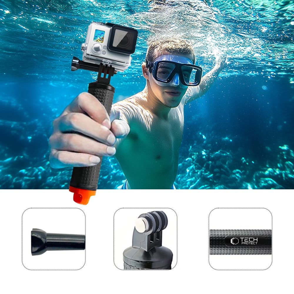 Tech-Protect GA100 Float Hand Grip GoPro / DJI μαύρο 4