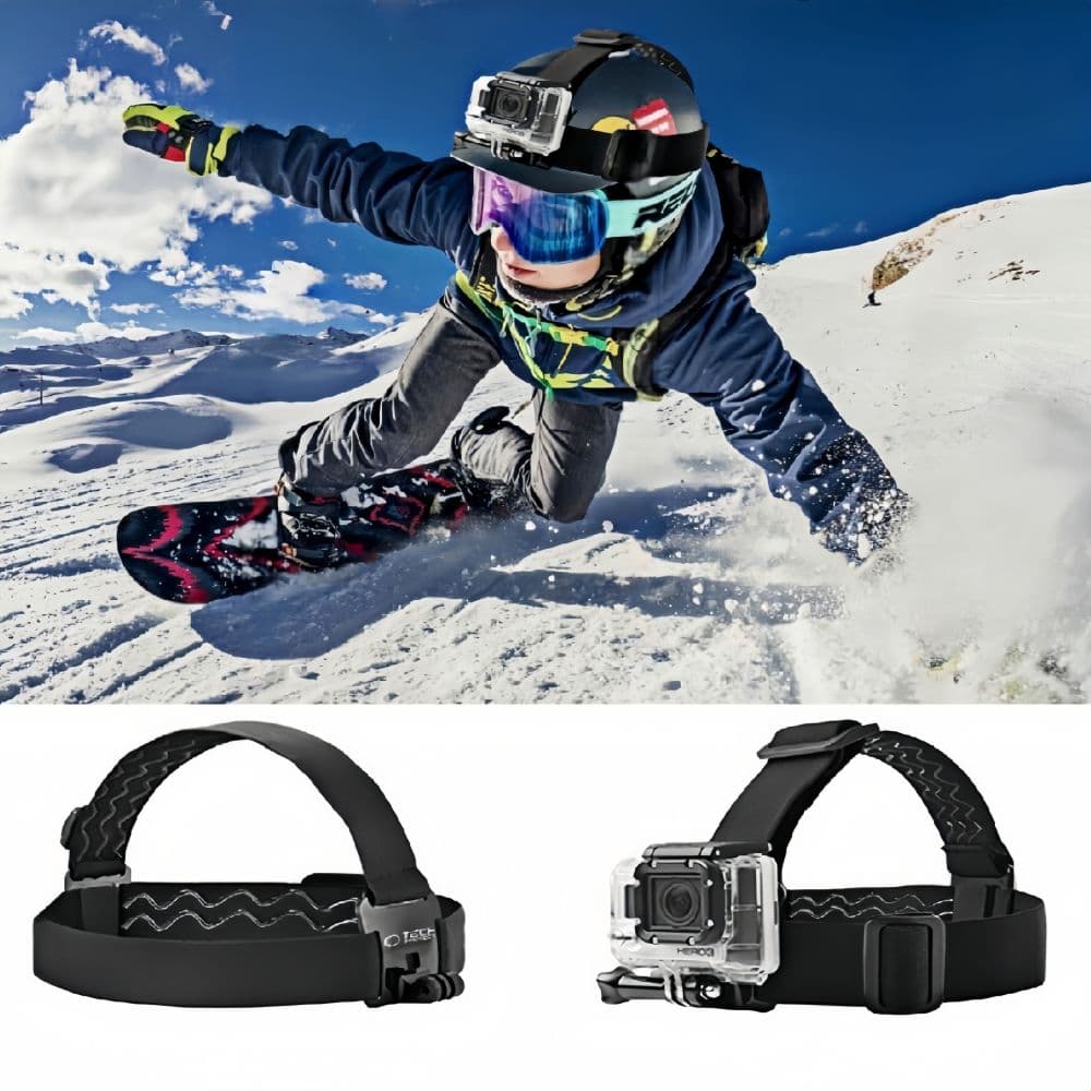Tech-Protect GA100 στήριγμα κεφαλής GoPro / DJI μαύρο 6