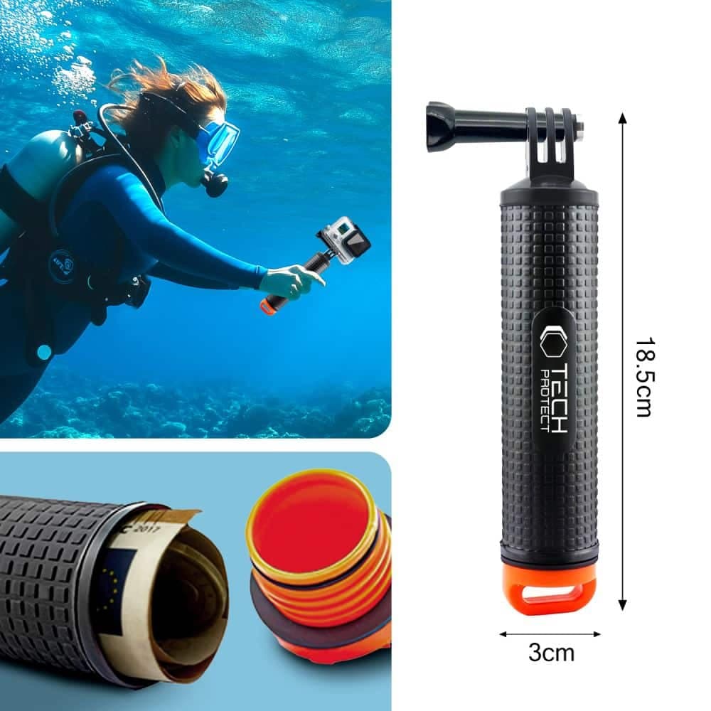 Tech-Protect GA100 Float Hand Grip GoPro / DJI μαύρο 5