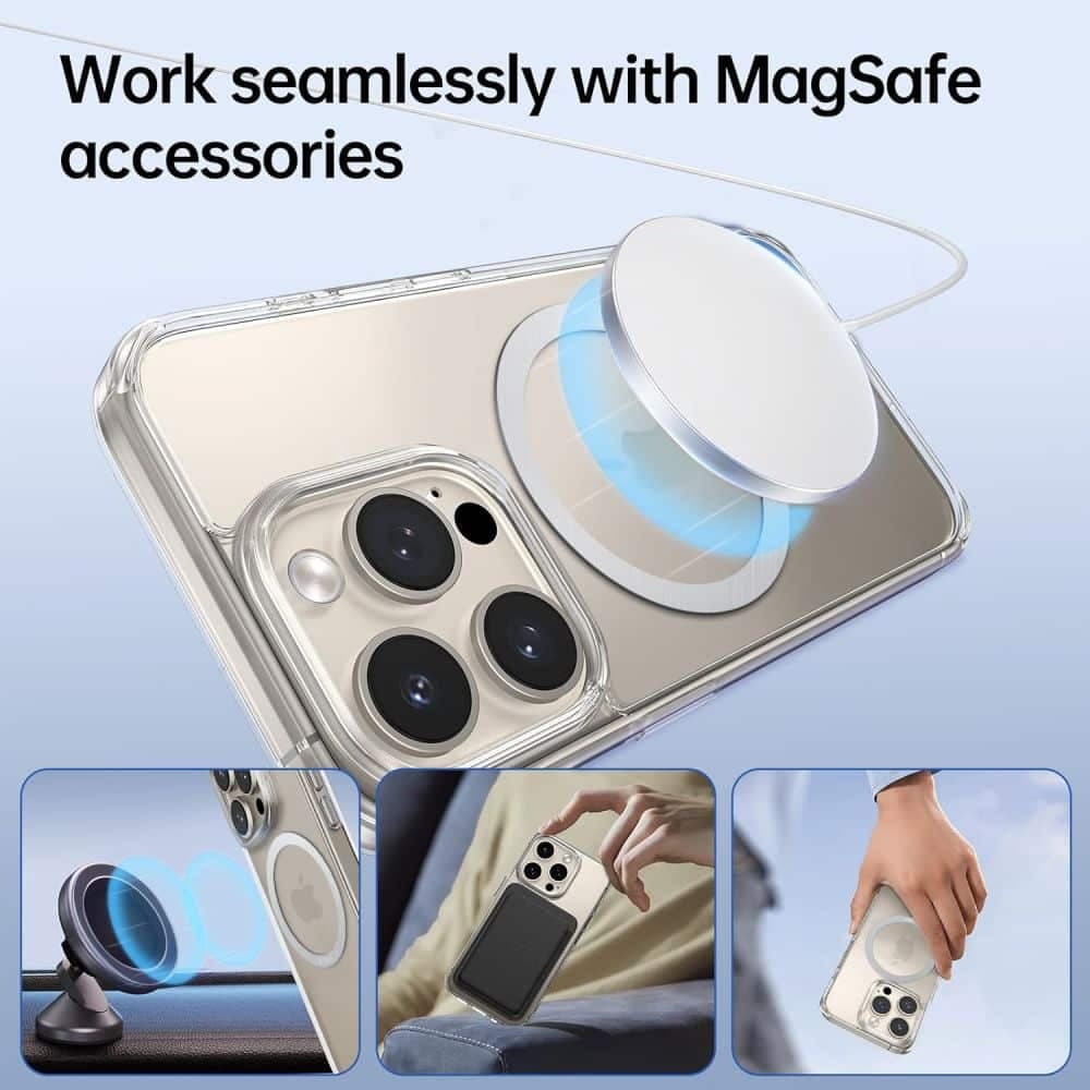 Tech-Protect MMP-110 2in1 μαγνητικός MagSafe δακτύλιος ασημί & ασημί 6