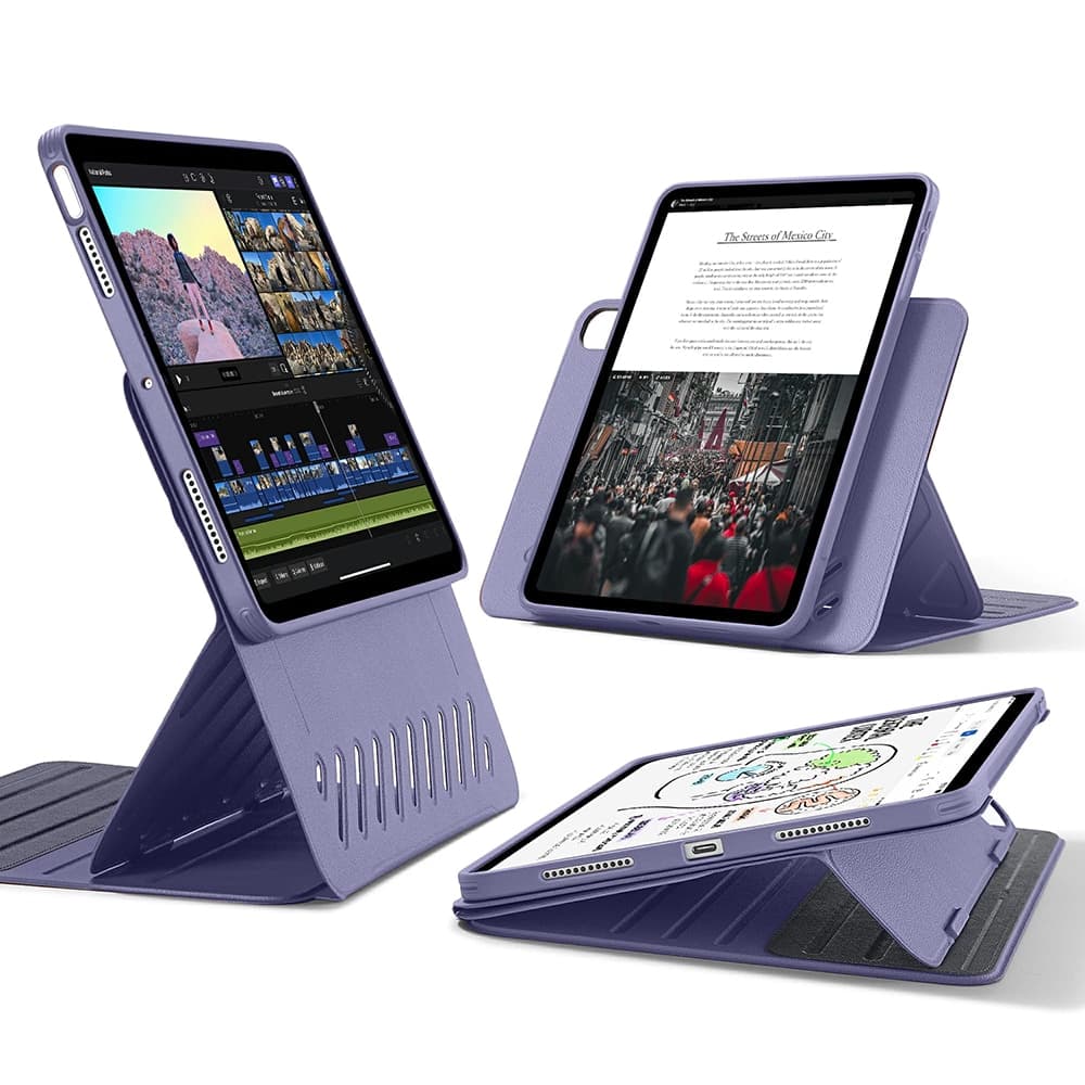 ESR Shift Magnetic θήκη για iPad Air 13 (2024) - Μωβ