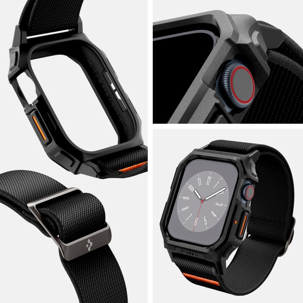 Spigen Lite Fit "Pro" - θήκη για Apple Watch 10 / 11 - Μαύρο 10