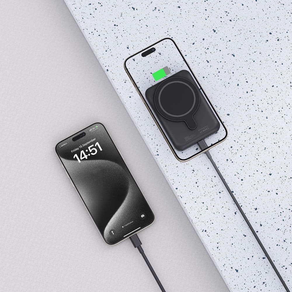 Tech-Protect PB10 Lifemag Magsafe power bank 5000mah μαύρο 6