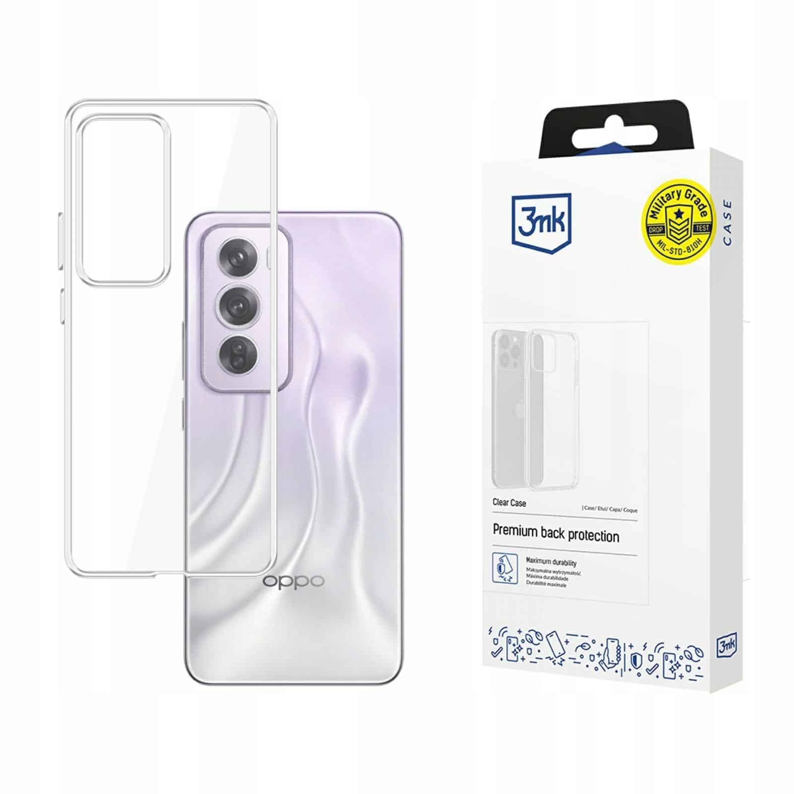 3MK Clear Case - θήκη για Oppo Reno 12 - Διάφανο