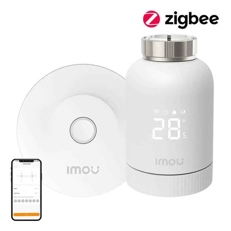 Imou ZigBee θερμοστατική κεφαλή kit με 6 προσαρμογείς και πύλη