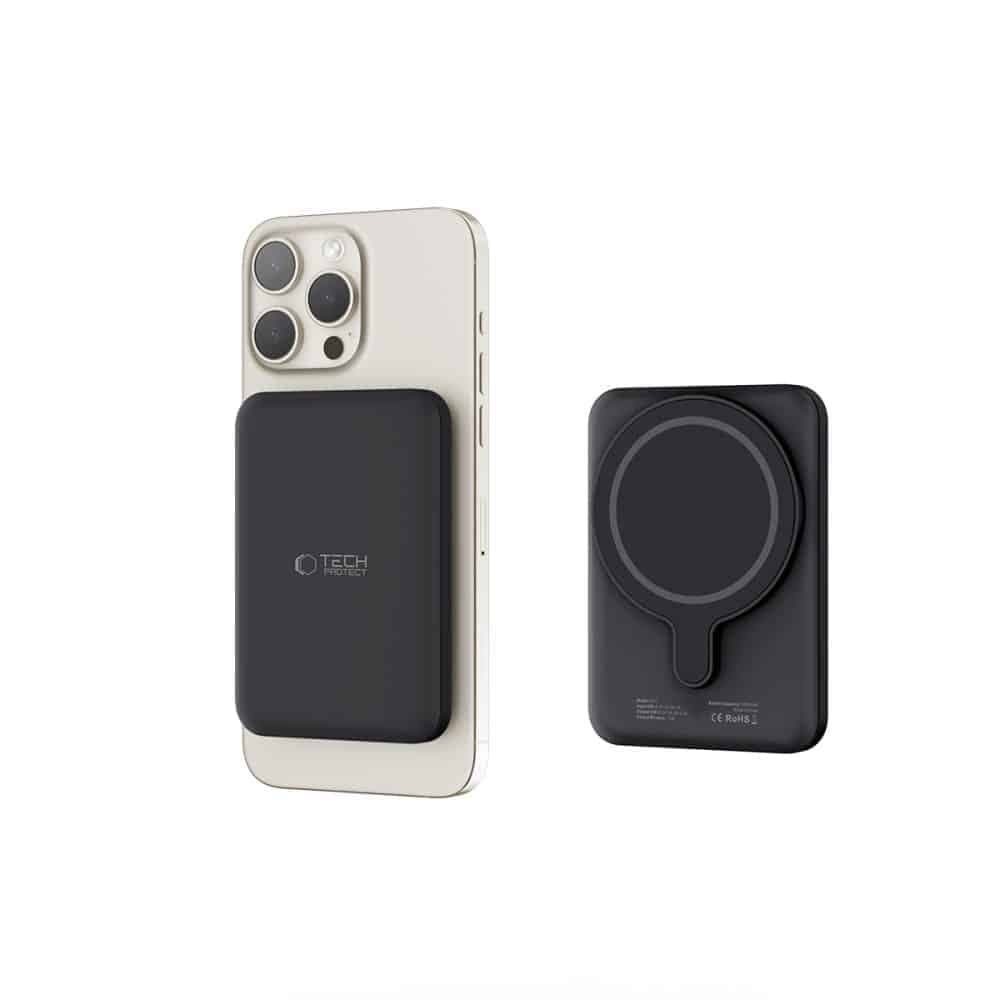 Tech-Protect PB10 Lifemag Magsafe power bank 5000mah μαύρο 5