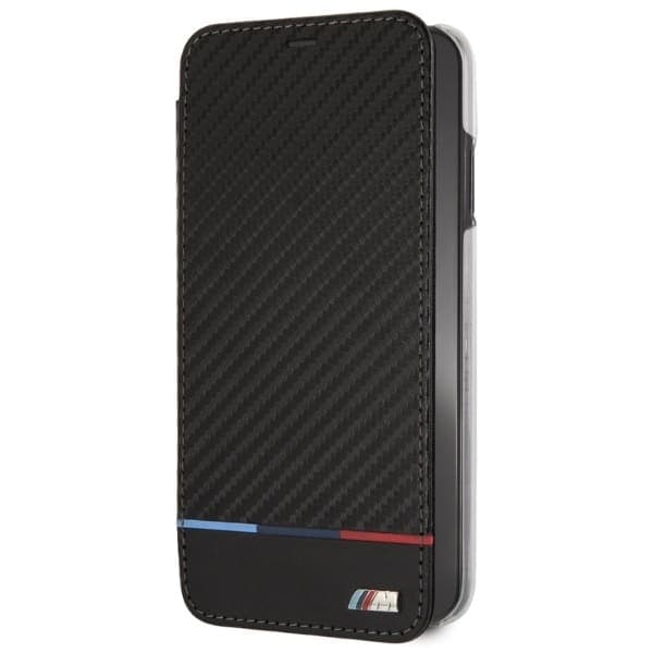 BMW M Carbon Tricolor Stripe - θήκη για Apple iPhone XS Max - Μαύρο 2