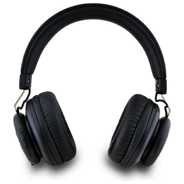 DKNY ασύρματα ακουστικά Bluetooth DKBHS6PUSLK μαύρο/black Metal Logo 3