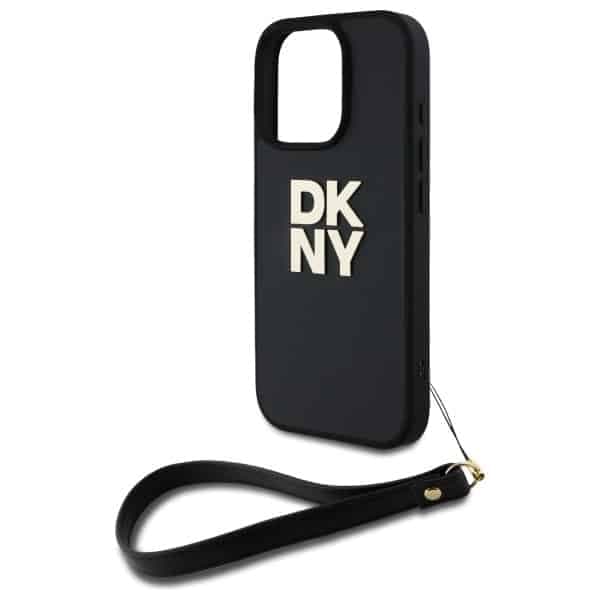 DKNY Wrist Strap Stock Logo - θήκη για Apple iPhone 16 Pro Max - Μαύρο 5