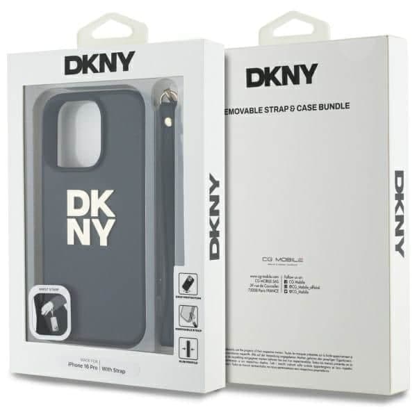 DKNY Wrist Strap Stock Logo - θήκη για Apple iPhone 16 Pro Max - Μαύρο 7