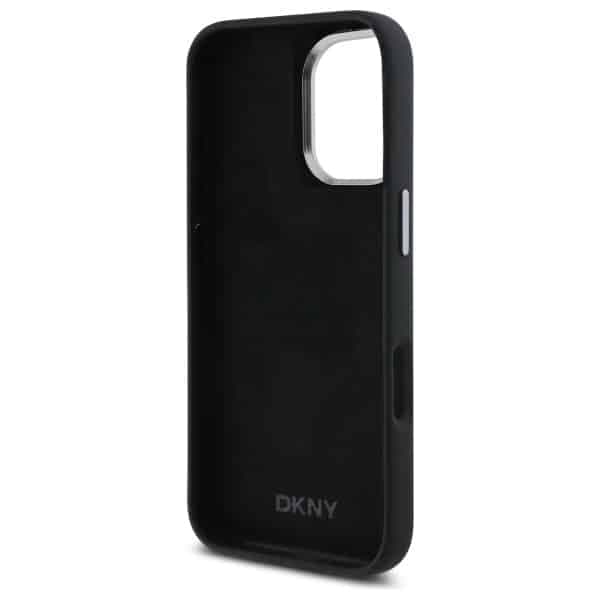 DKNY Liquid Silicone Metal Logo - θήκη για Apple iPhone 16 - Μαύρο 5