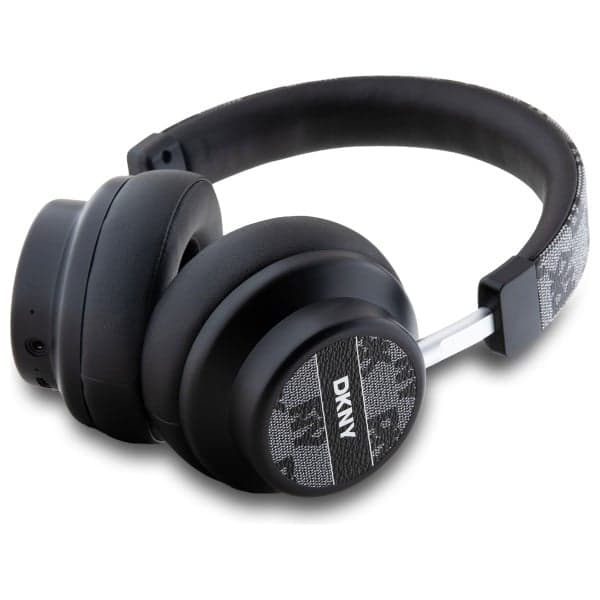 DKNY ασύρματα ακουστικά Bluetooth με σχέδιο καρό μαύρο 2
