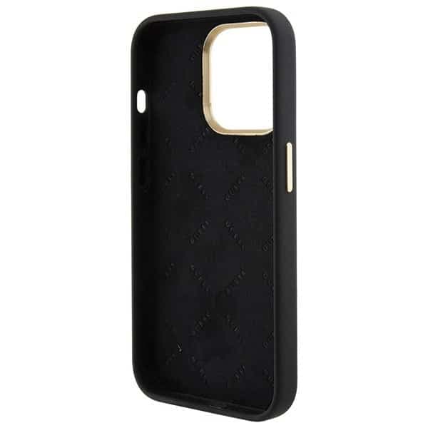 Guess Silicone Logo Strass - θήκη για Apple iPhone 15 Pro - Μαύρο 7