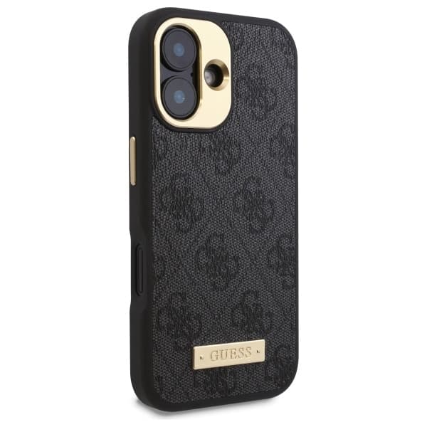 Guess 4G Logo Plate - θήκη για Apple iPhone 16 Plus - Μαύρο 4