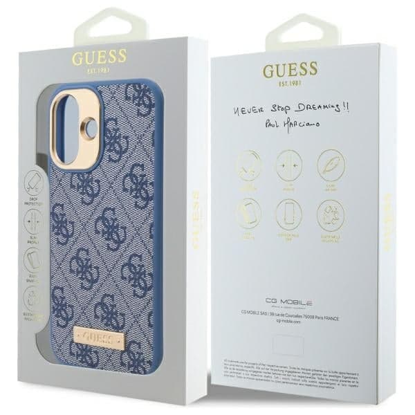 Guess 4G - θήκη για Apple iPhone 16 Plus - Μπλε 8
