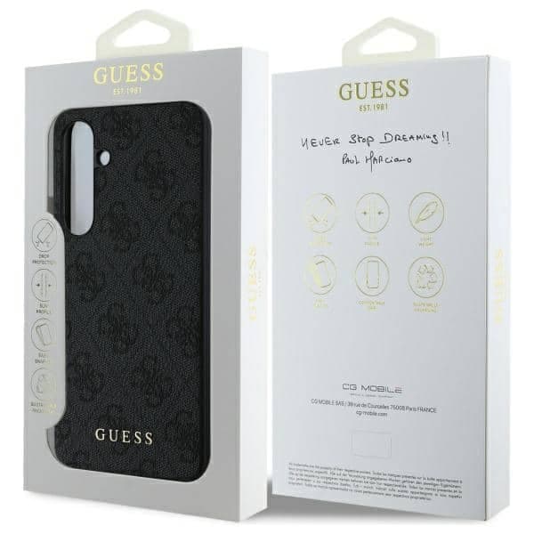 Guess 4G Metal Gold Logo - θήκη για Samsung Galaxy S24 FE - Γκρι 8