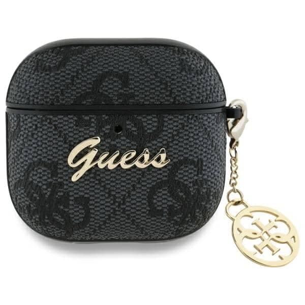 Guess GUA4G4GSMK AirPods 4 cover          μαύρο/black 4G Charm Collection