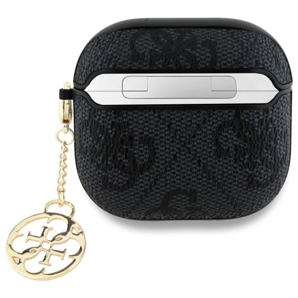 Guess GUA4G4GSMK AirPods 4 cover          μαύρο/black 4G Charm Collection 2