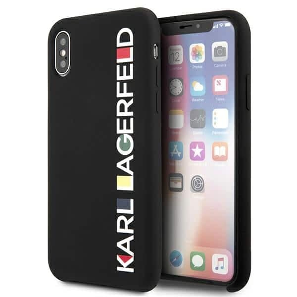 Karl Lagerfeld Glossy Bauhaus - θήκη για Apple iPhone X / XS - Μαύρο