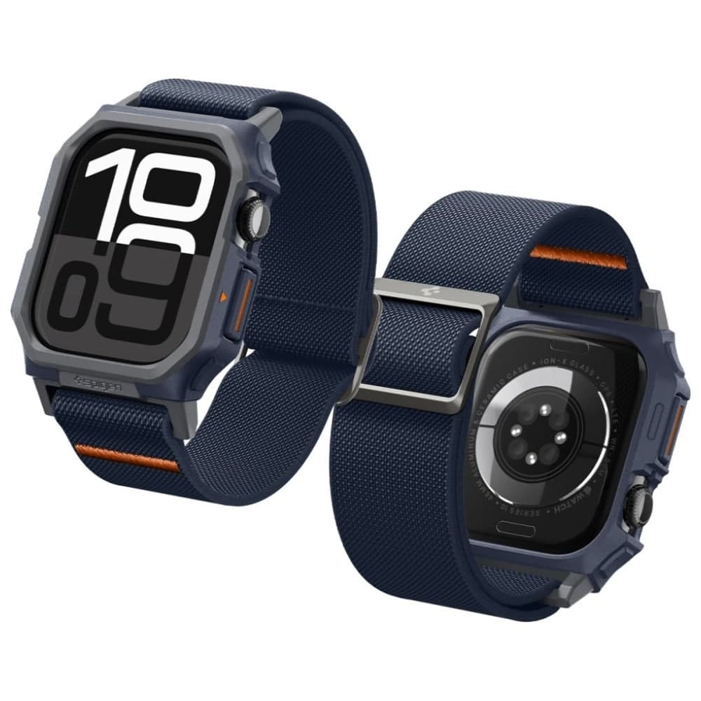 Spigen Lite Fit "Pro" - θήκη για Apple Watch 10 / 11 - Μπλε 2