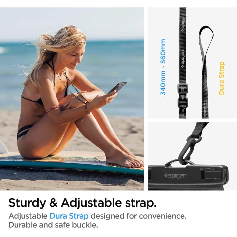 Spigen A601 Αδιάβροχη έως 6.9" Μαύρο 6