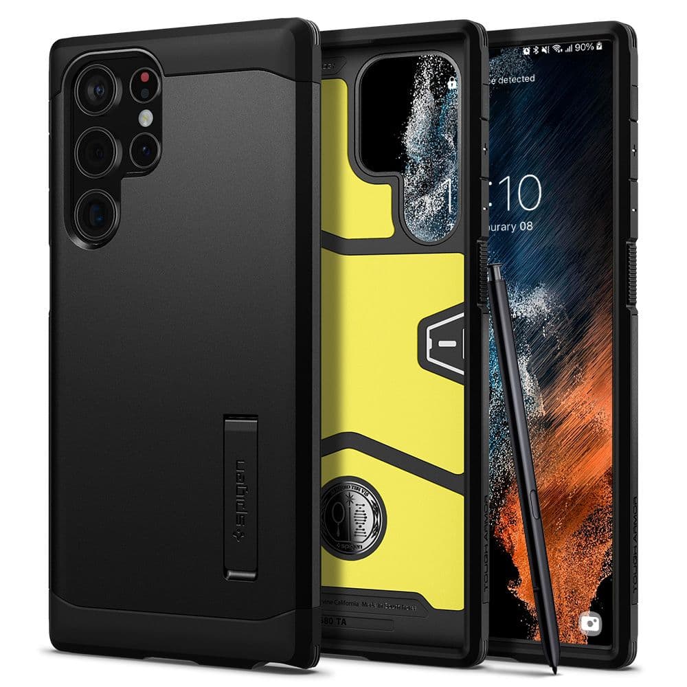 Spigen Tough Armor - θήκη για Samsung Galaxy S22 Ultra - Μαύρο