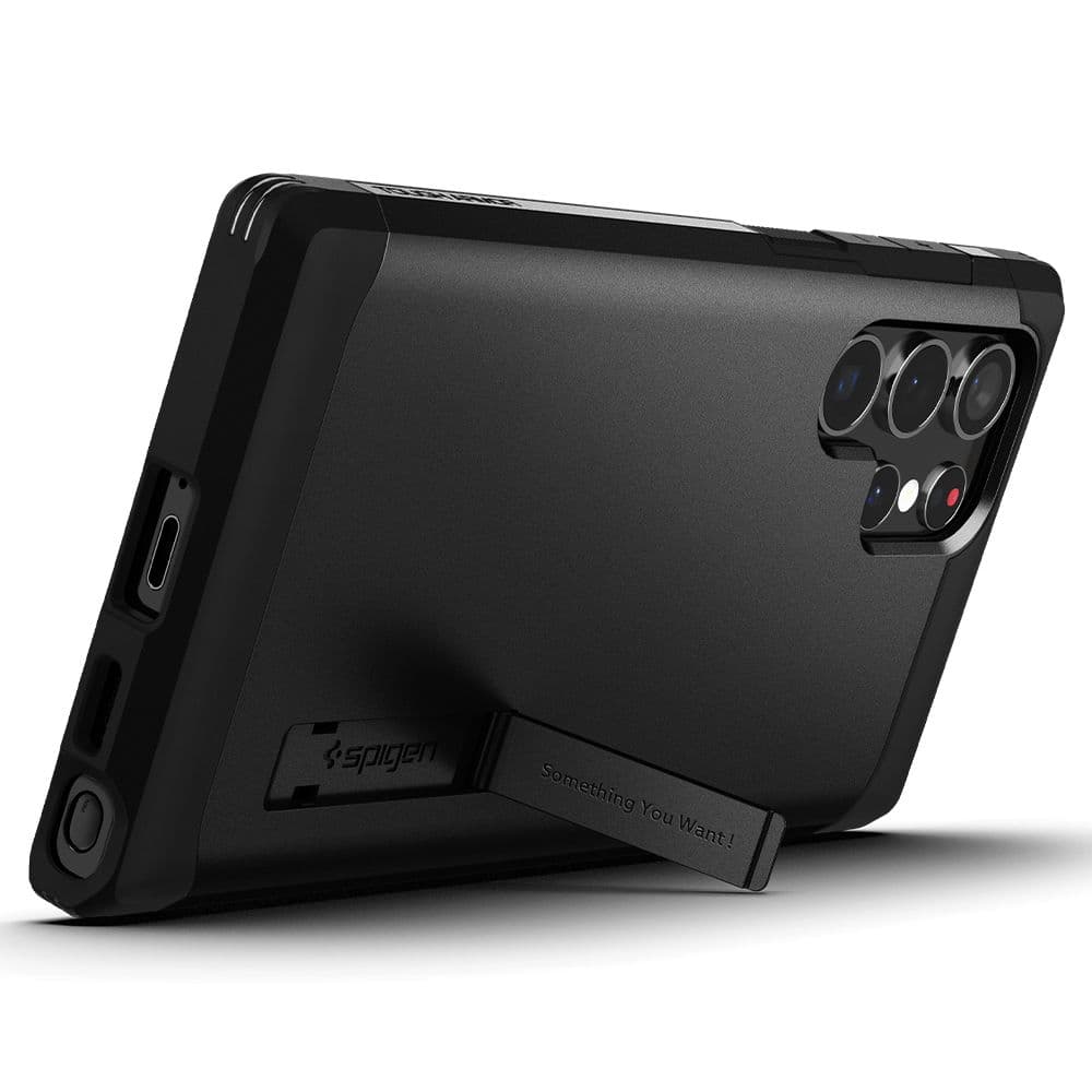 Spigen Tough Armor - θήκη για Samsung Galaxy S22 Ultra - Μαύρο 3