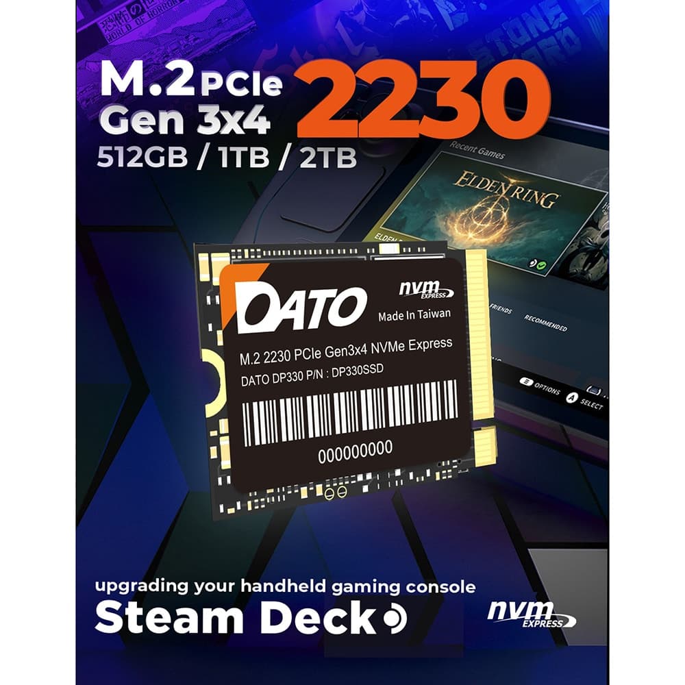 Dato - Εσωτερικός Στερεός Δίσκος SSD DP330 (DP330SSD-1TB) - PCIe Gen3x4, 1TB, Διεπαφή PC PCIe Gen3x4, Έως 2500MB/s - Μαύρος 2
