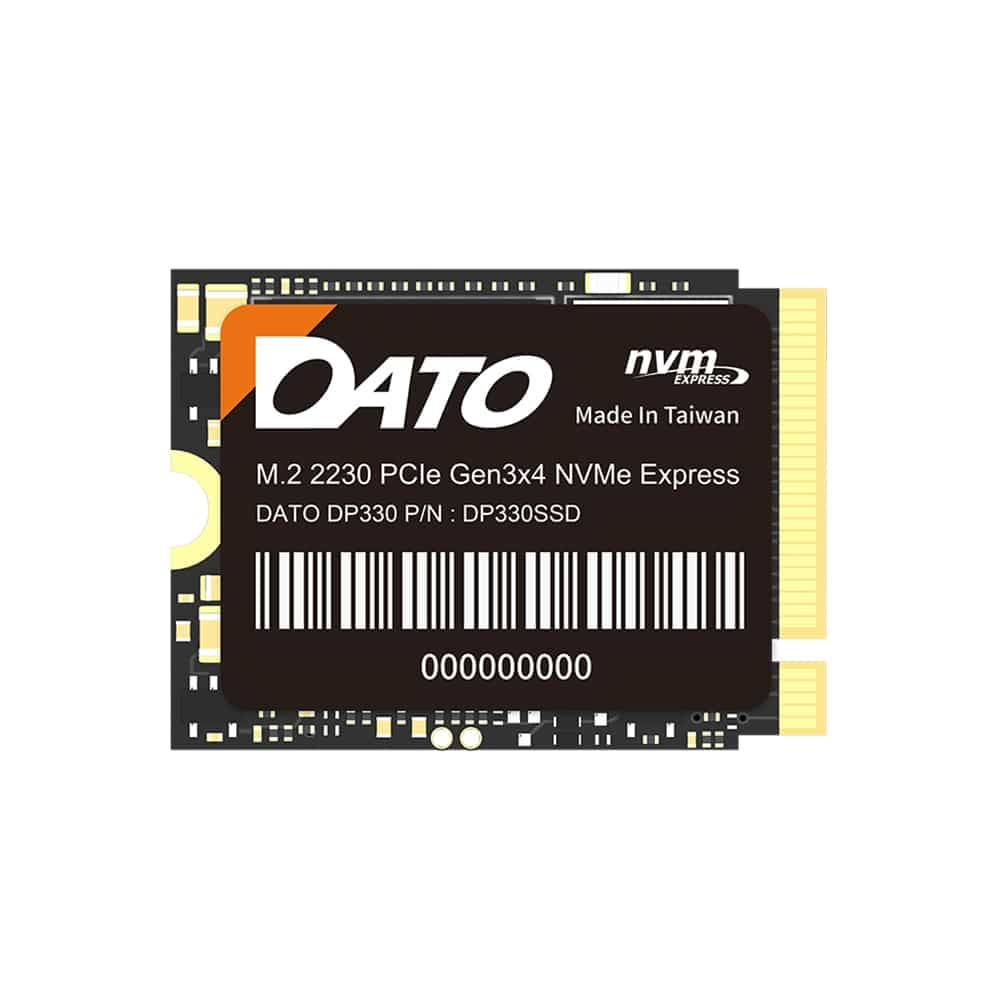 Dato - Εσωτερικός Στερεός Δίσκος SSD DP330 (DP330SSD-1TB) - PCIe Gen3x4, 1TB, Διεπαφή PC PCIe Gen3x4, Έως 2500MB/s - Μαύρος