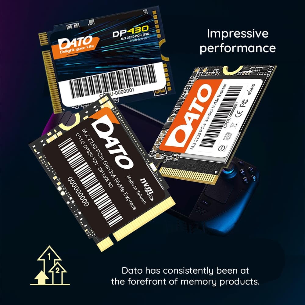 Dato - Εσωτερικός Στερεός Δίσκος SSD DP330 (DP330SSD-1TB) - PCIe Gen3x4, 1TB, Διεπαφή PC PCIe Gen3x4, Έως 2500MB/s - Μαύρος 4