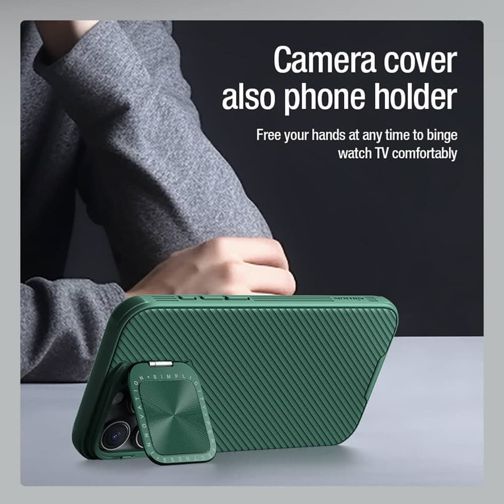 Nillkin CamShield Prop - θήκη για Apple iPhone 16 Pro Max - Πράσινο 7