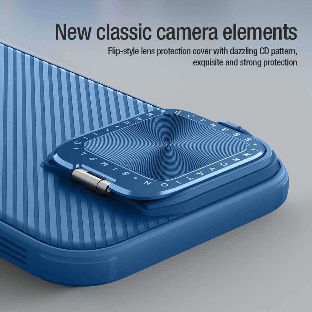 Nillkin CamShield Prop - θήκη για Apple iPhone 16 Pro - Μπλε 7