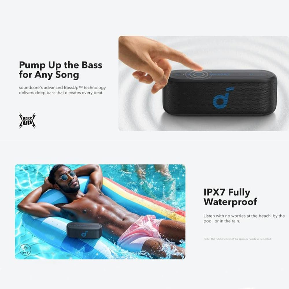 Anker - Ασύρματο ηχείο Soundcore Select 2S (A3171011) - True Wireless Stereo, 20W, IPX7 - Μαύρο 2