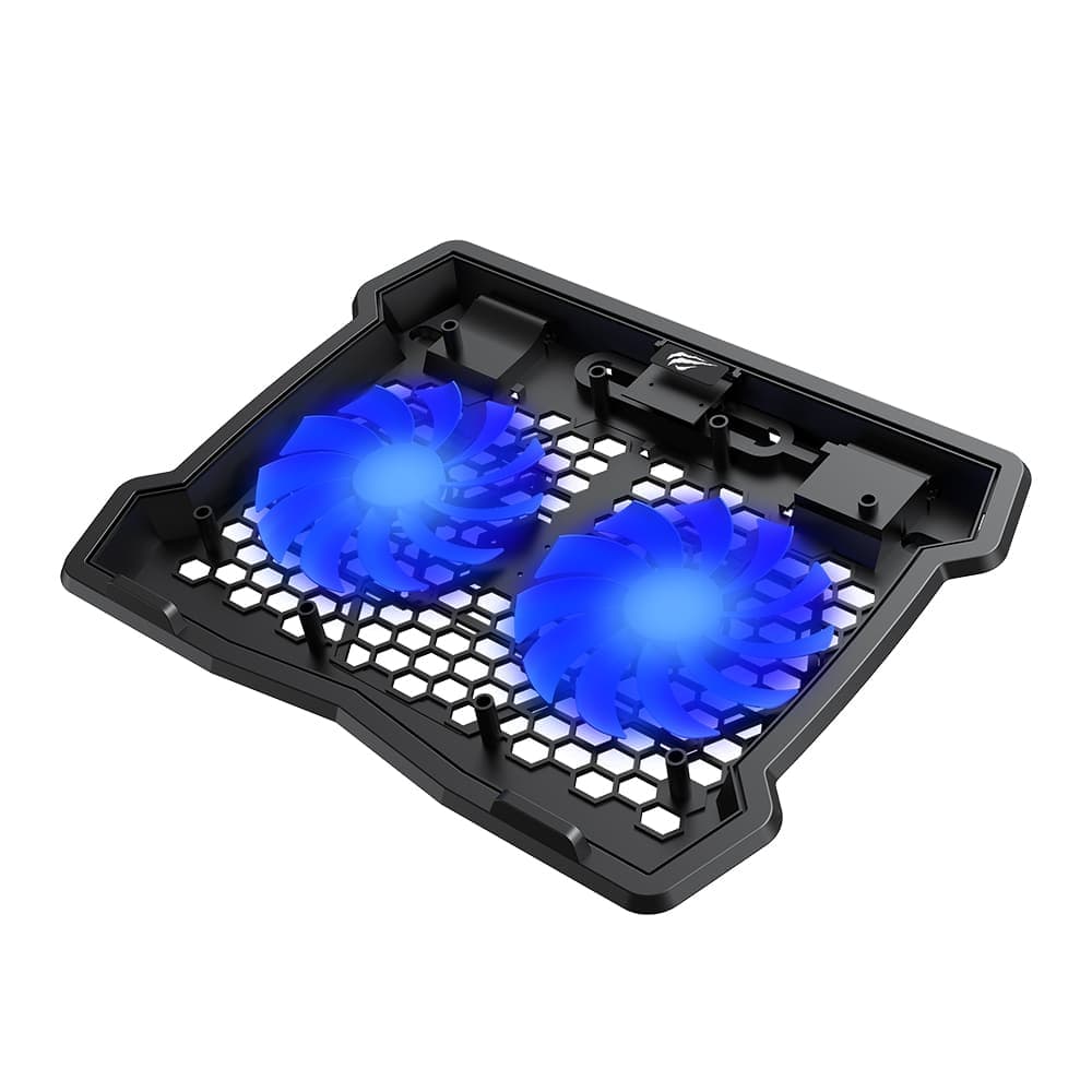 Havit - Ψυκτική βάση (F2075) - για Laptop, 10 - 15.6", 2x USB, 26dBA - Μαύρο 2