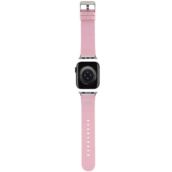 Hello Kitty - Strap Leather Kitty Head (HKAWMPGKHP) - Apple Watch 1/2/3/4/5/6/7/8/9/10/SE/SE 2 (38/40/41/42mm) - Pink 2
