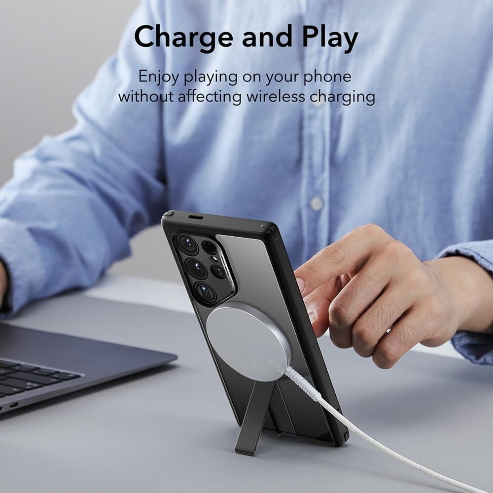 ESR Boost Flickstand HaloLock - θήκη για Samsung Galaxy S24 Ultra - Μαύρο 3